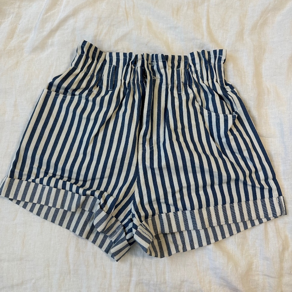 Striped Shorts (WORN ONCE)